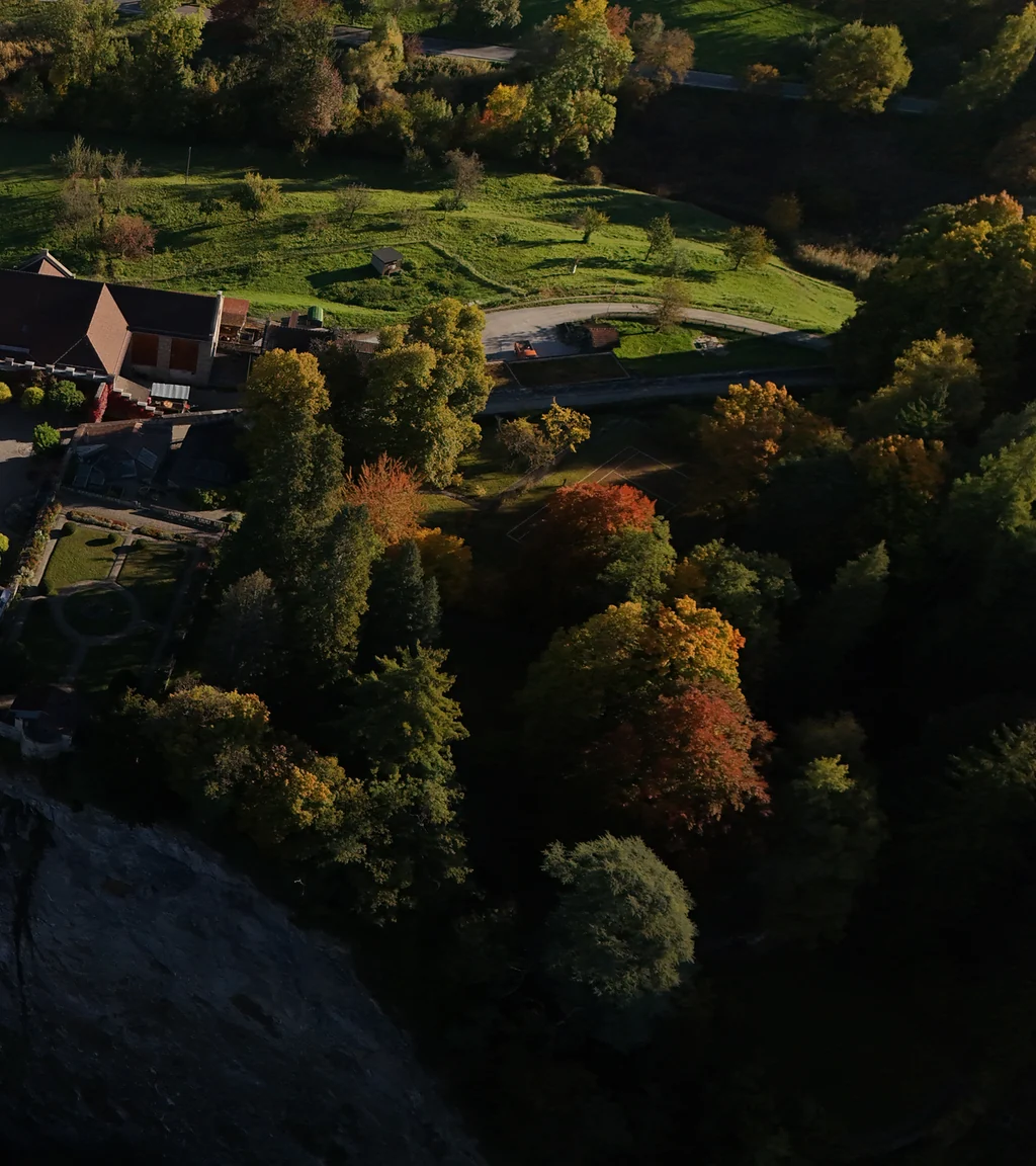Burg Ortenstein Luftaufnahme 5 rechts