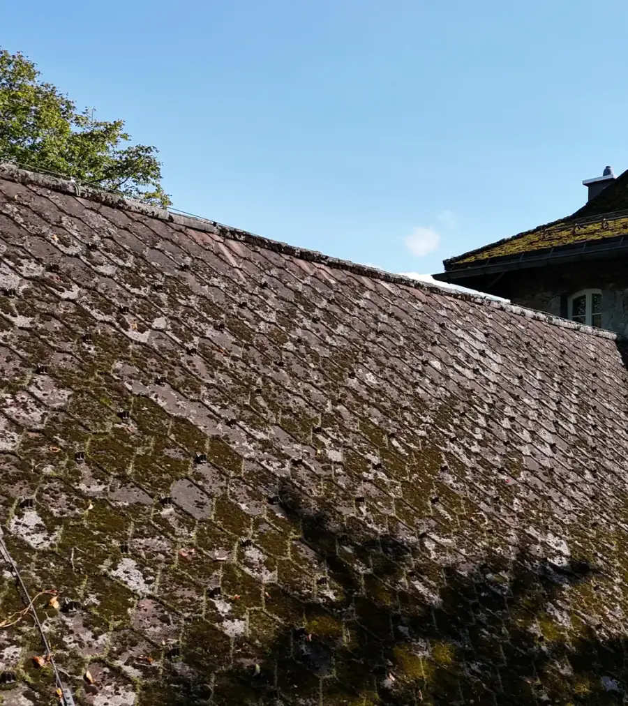 Burg Oberwindegg Luftaufnahme 4 links