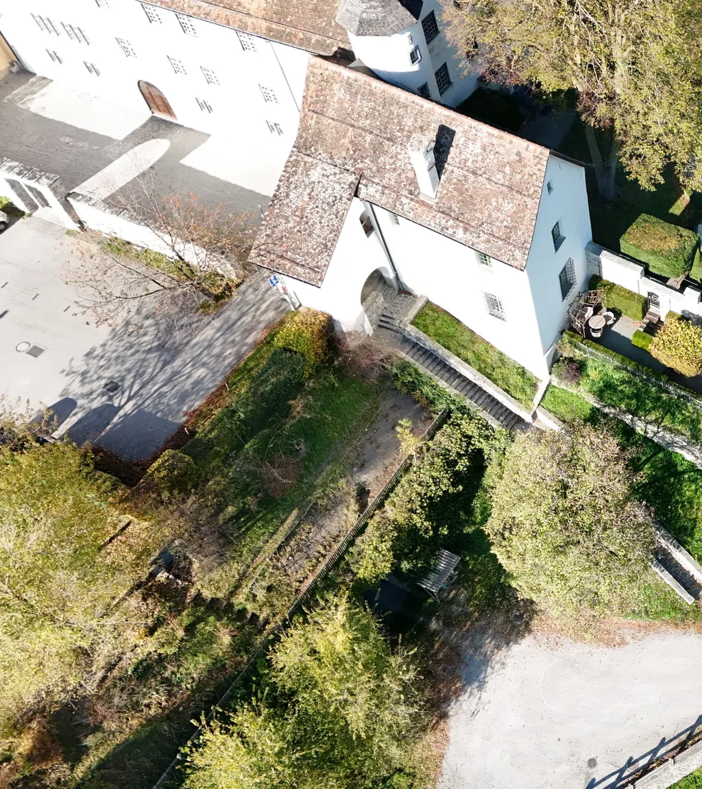 Schloss Haldenstein Luftaufnahme 3 links