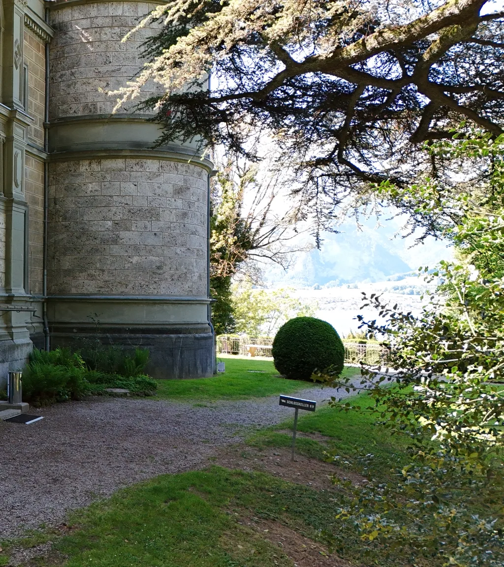 Schloss Hünegg Luftaufnahme 11 rechts