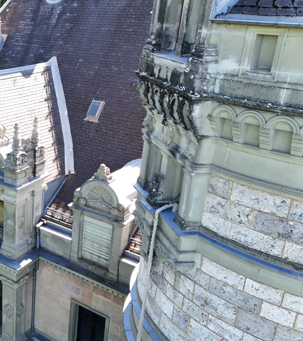 Schloss Hünegg Luftaufnahme 12 rechts