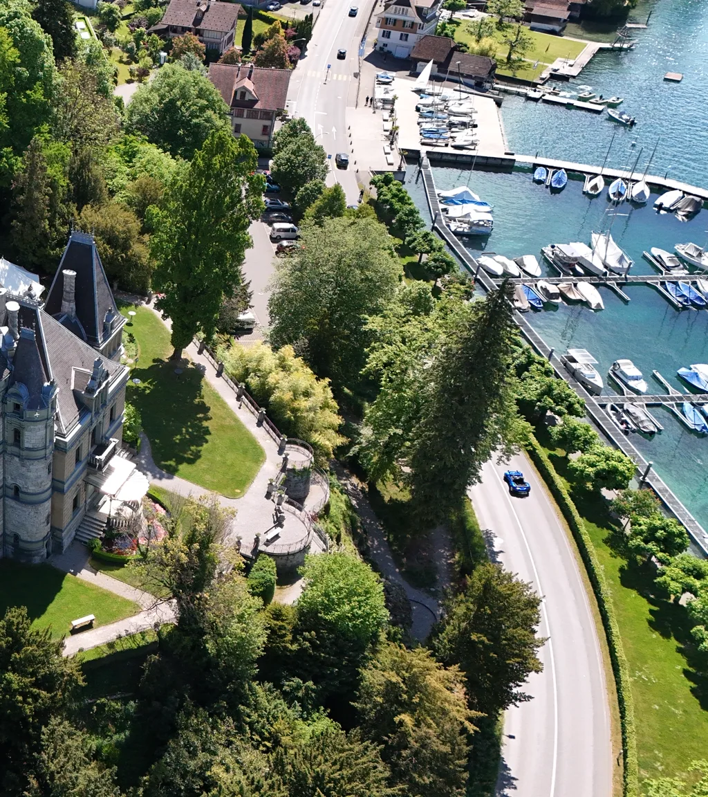 Schloss Hünegg Luftaufnahme 15 rechts