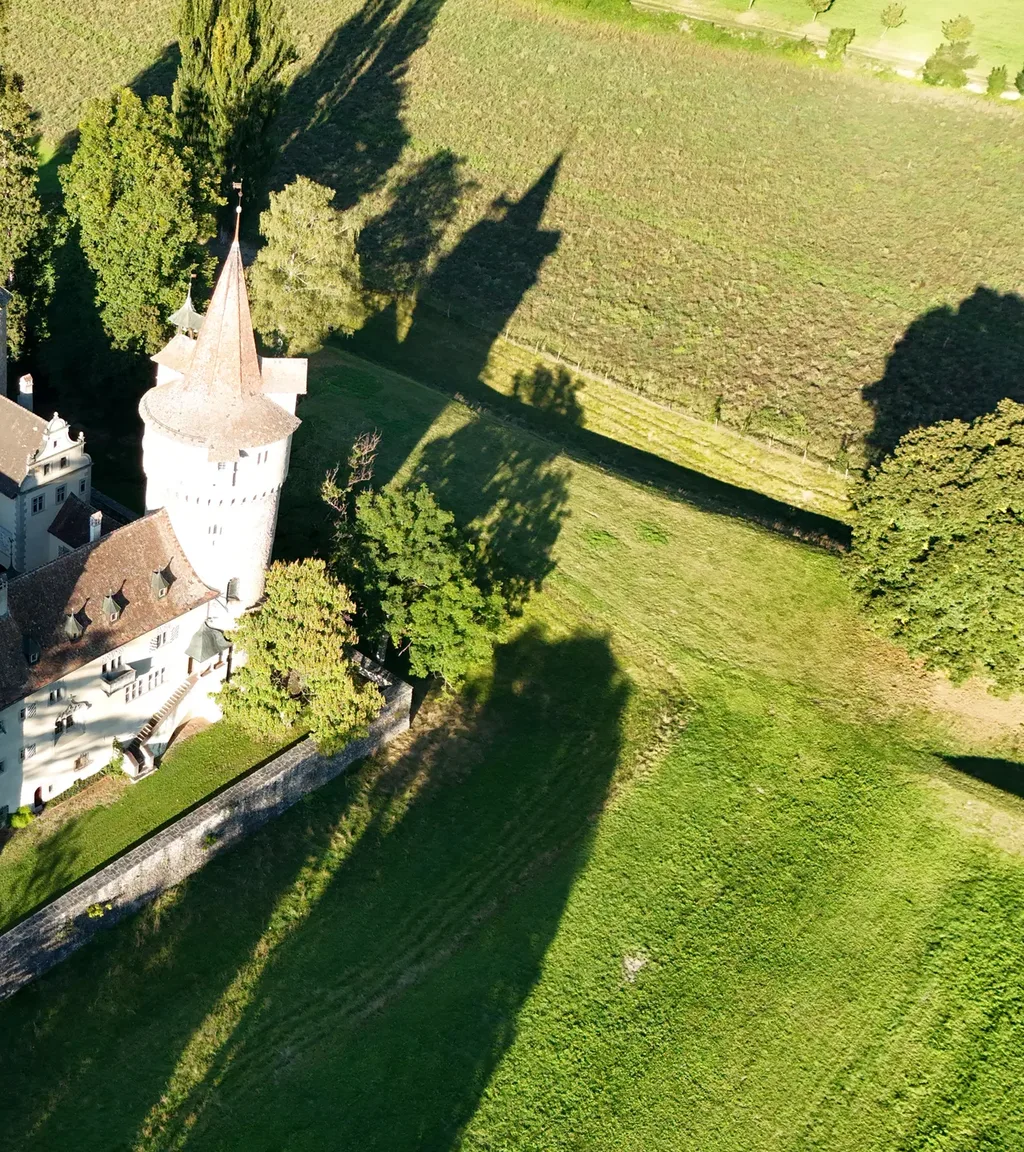 Schloss Marschlins Luftaufnahme 7 rechts