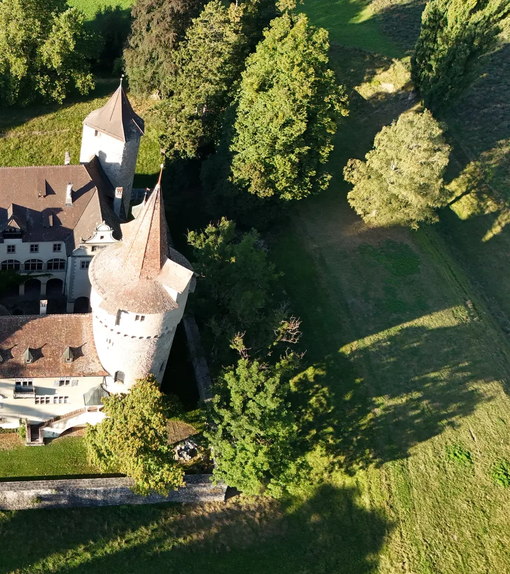 Schloss Marschlins Luftaufnahme 8 rechts