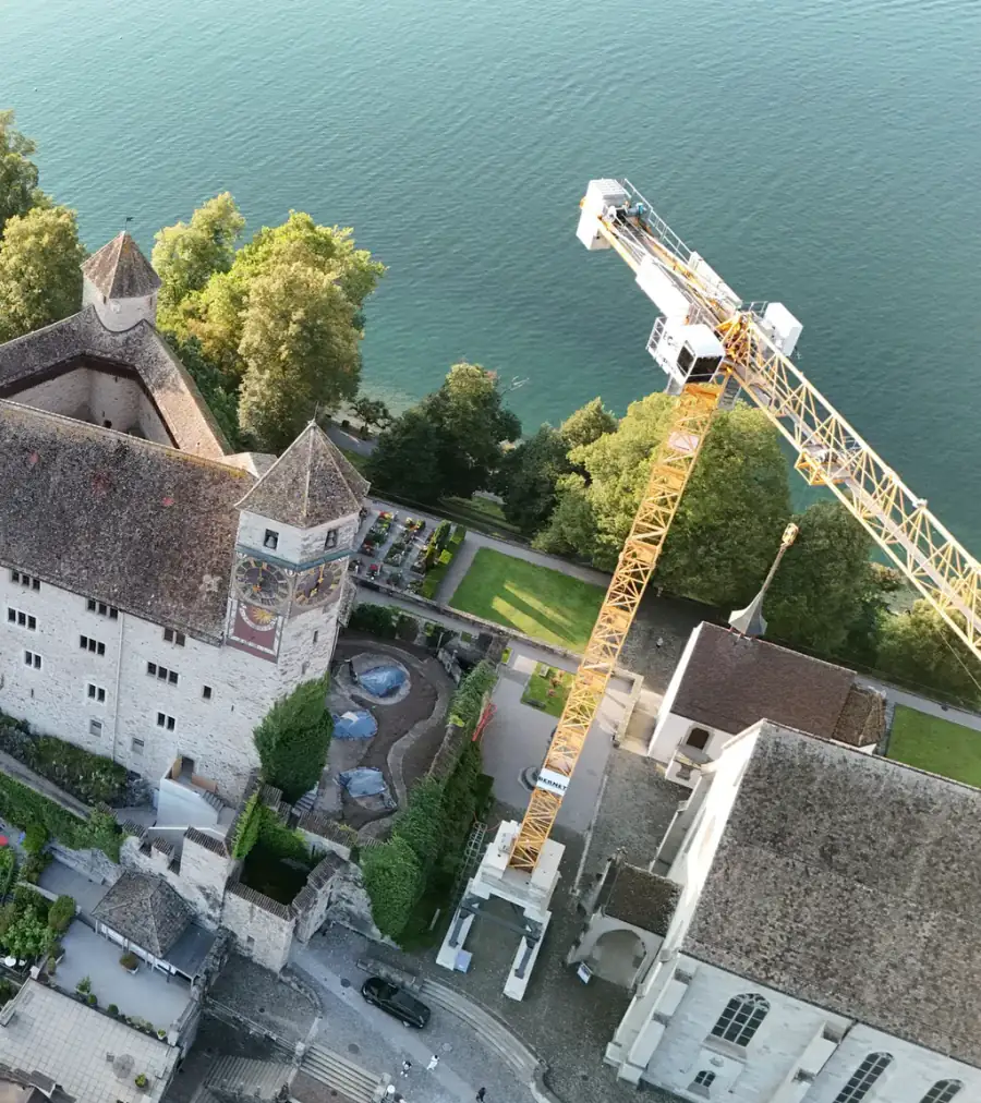 Schloss Rapperswil Luftaufnahme 3 rechts